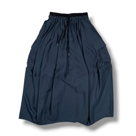 Pearl Button - BLANCbasque / ギャザーバルーンスカート / PB62608 29navy