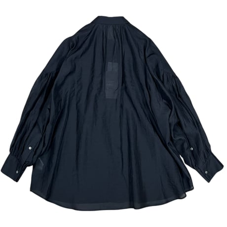 WHYTO.  / SHEER VOLUME BLOUSE / WHT25HBL4065 BLACK size38