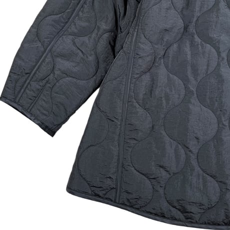 KHA:KI  / MIL QUILT ZIP UP JACKET/ MIL25FJK3229 ブラック
