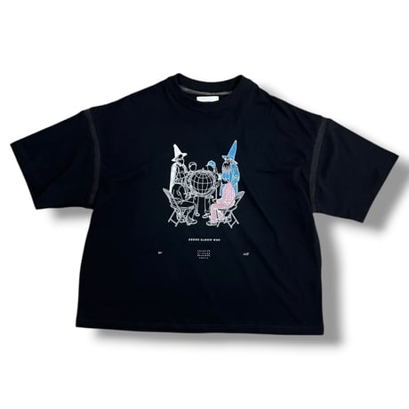 STOF / WORLD ORDER SAMUE T-SHIRT / SF26SS-26D BLACK sizeS
