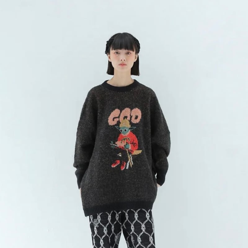 BED SIDE DRAMA / GOD Only Knows Knit Sweater /
