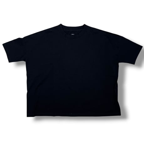 TISSU / 度詰め天竺ドロップTシャツ / TS260CT079　001クロ size1