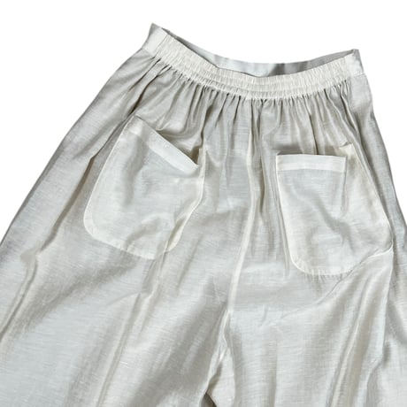 WHYTO.  / sheer volume trouser / WHT26HPT4062 LTBEIGE