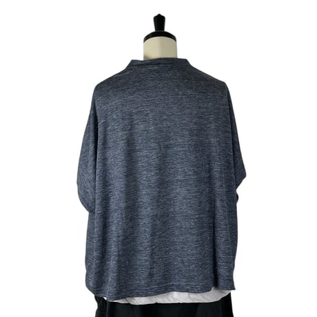 TISSU / リバイバルリネン モックネックドルマンT / TS262CT038　045TOPデニム size1