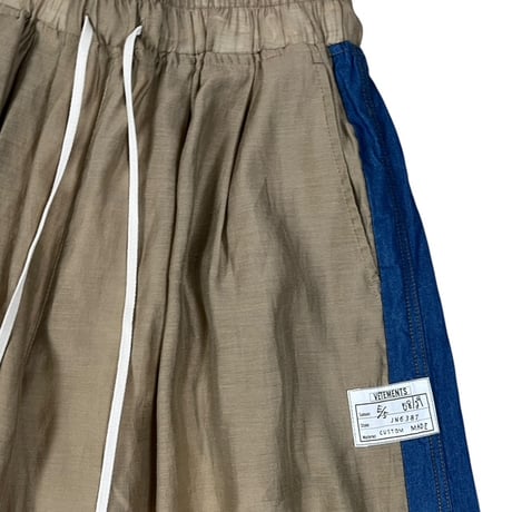 BLANCbasque /  テンセルローンサイドデニムパンツ / BB62-307 34D.beige