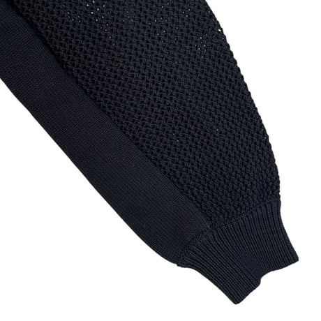 BLANCbasque / メッシュカーディガン / BB63-715 19BLACK