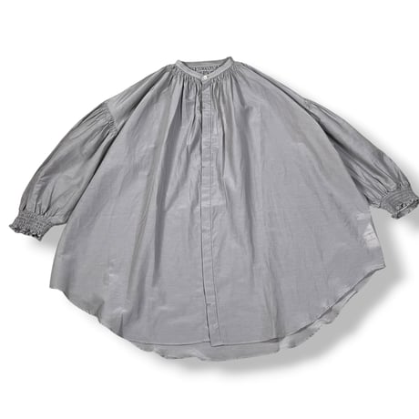 UNIVERSAL TISSU / コットンシルクトリプルシャーリングシャツ / UT261BL002 019グレージュ