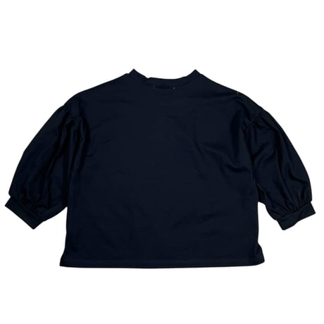 UNIVERSAL SEVEN / 度詰め天竺ギャザーパフPO / US260CT015 001 クロ