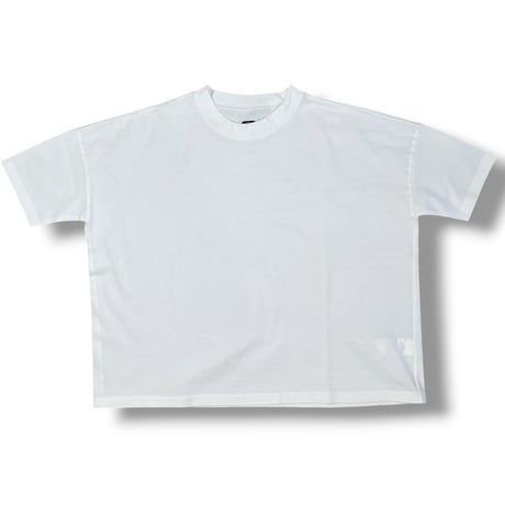 TISSU / 度詰め天竺ドロップTシャツ / TS260CT079　010シロ size1