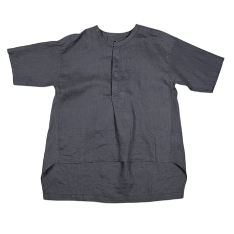TISSU / フレンチリネン比翼プルオーバー / TS250SH076   007チャコール size1