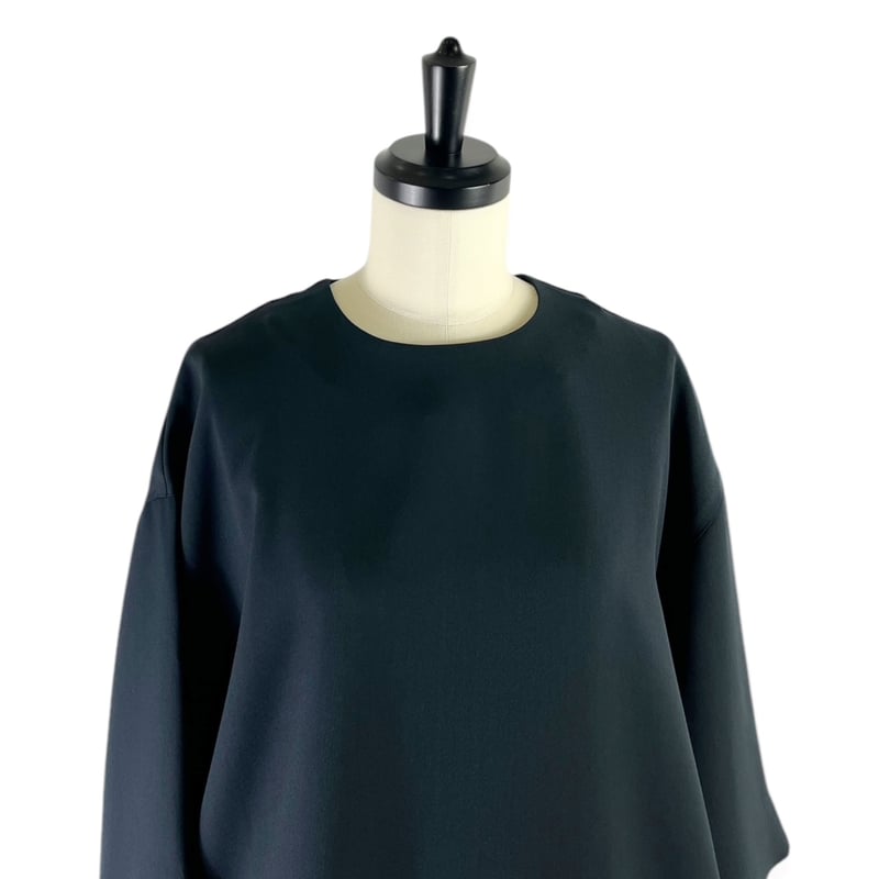 my beautiful landlet / DOUBLE CLOTH BACK ZIP T- 