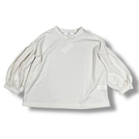 UNIVERSAL SEVEN / 度詰め天竺ギャザーパフPO / US260CT015 012キナリ
