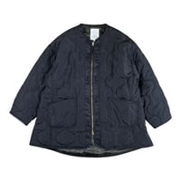 KHA:KI  / MIL QUILT ZIP UP JACKET/ MIL25FJK3229 ブラック