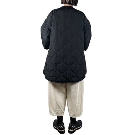 KHA:KI  / MIL QUILT ZIP UP JACKET/ MIL25FJK3229 ブラック