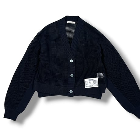 BLANCbasque / メッシュカーディガン / BB63-715 19BLACK