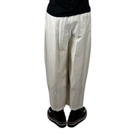 WHYTO.  / sheer volume trouser / WHT26HPT4062 LTBEIGE