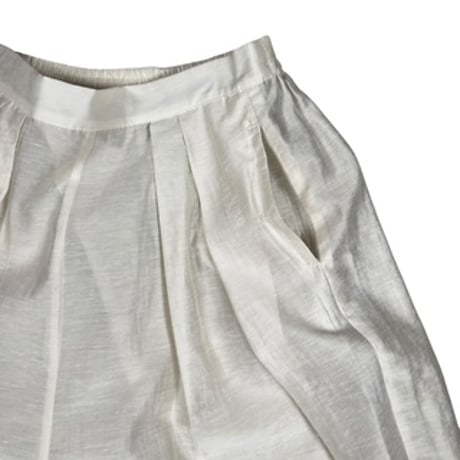 WHYTO.  / sheer volume trouser / WHT26HPT4062 LTBEIGE