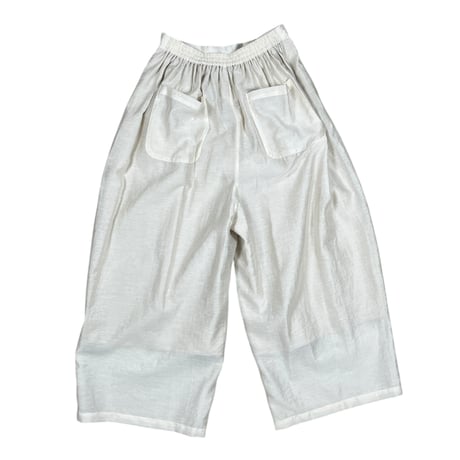WHYTO.  / sheer volume trouser / WHT26HPT4062 LTBEIGE