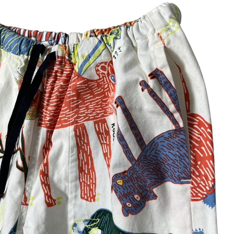 TIGRE BROCANTE / Lively animals ヘリンボンタゴサクパンツ /