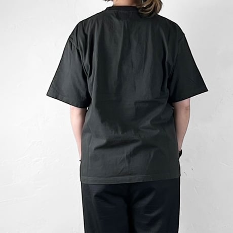 Kelen men / CHIL HARD print Tee  / KLM26STE1003 SMOKE BLACK