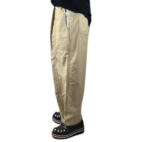 SNEEUW / ナイロンワイドペインターパンツ / snw33-29 beige