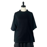 ESTROISLOSE / Organicフルタンブラー天竺5分袖Tシャツ / EC25103 99BLACK