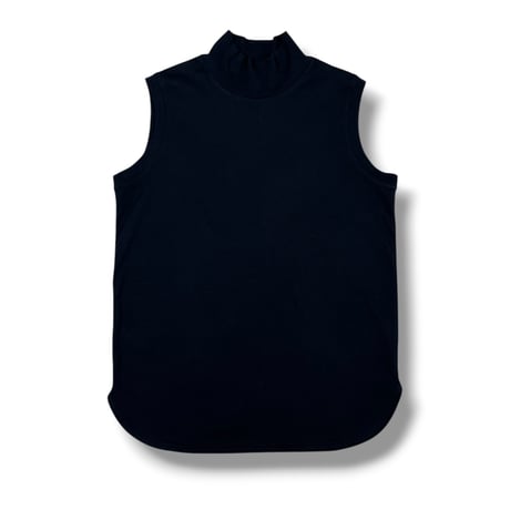 ESTROISLOSE / Organicフルタンブラー天竺ハイネックノースリーブ / EC26204 99BLACK