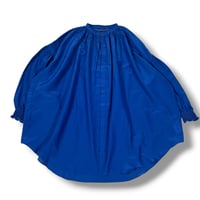 UNIVERSAL TISSU / コットンシルクトリプルシャーリングシャツ / UT261BL002 042ブルー