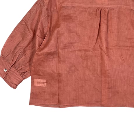 ESTROISLOSE /　ラミーピンタックバンドカラーシャツ  / EB26216 40PINK