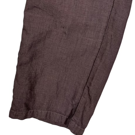 TIGRE BROCANTE / 40リネンタゴサクパンツ / PT-31-F143 ダークブラウン
