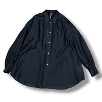 WHYTO.  / SHEER VOLUME BLOUSE / WHT25HBL4065 BLACK size38