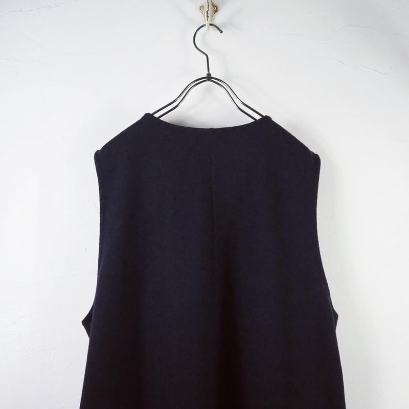 UNIVERSAL TISSU / ウール圧縮ジャンパードレス / UT243CT016 04 