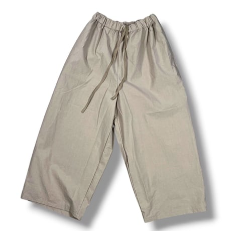 (g) グラム / RELAX COTTON WIDE PANTS / g_619 BEIGE