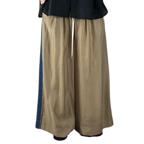 BLANCbasque /  テンセルローンサイドデニムパンツ / BB62-307 34D.beige