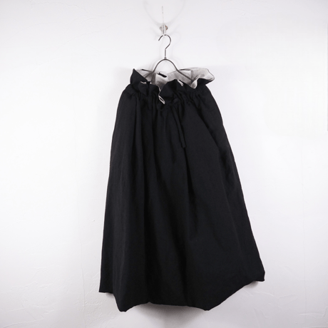 my beautiful landlet / TUMBLER PROCESSING LONG GATHERED SKIRT / WM05-SK251054 BLACK size 0