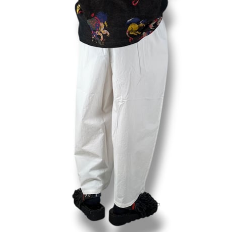 (g) グラム / RELAX COTTON WIDE PANTS / g_619 WHITE
