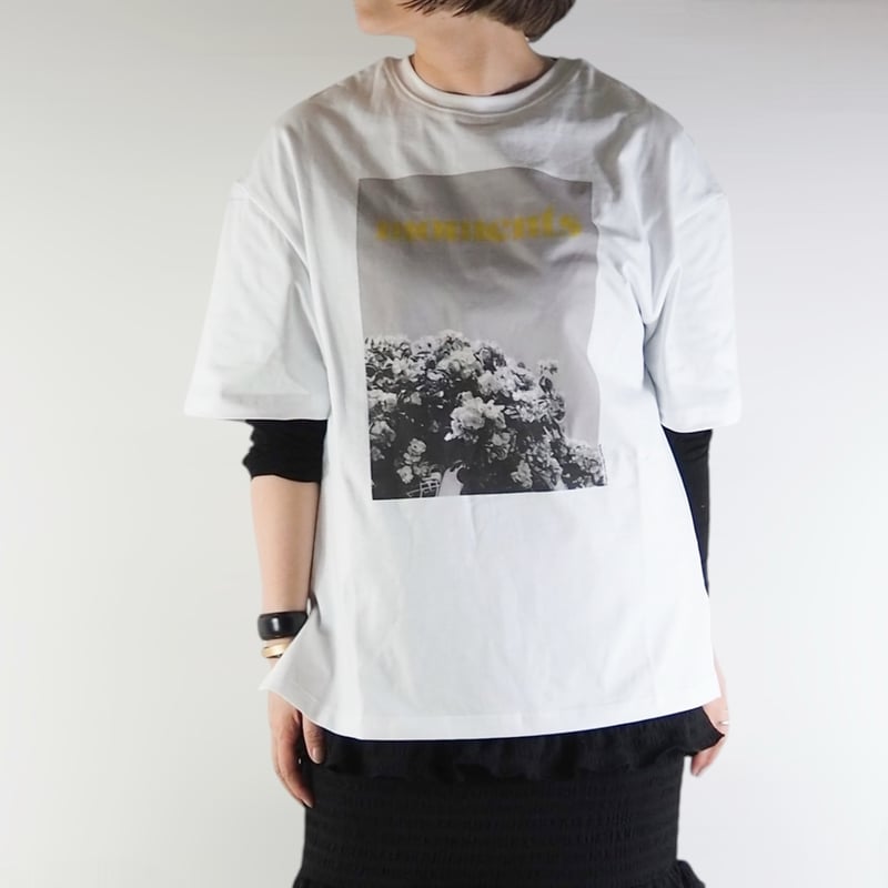 WHYTO. / 2WAY PRINT TEE / WHT25HBL4064 オフホワイト WHYTO. / 2WAY PRINT TEE / WHT25HBL4064 オフホワイト