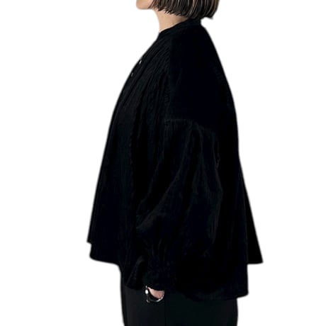 UNIVERSAL TISSU / 親子コーデュロイシャーリングブラウス / UT250BL026 001クロ