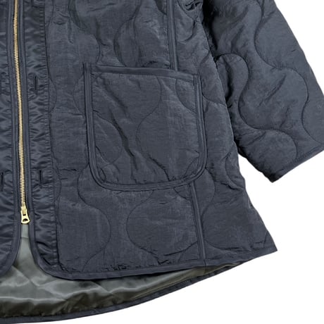 KHA:KI  / MIL QUILT ZIP UP JACKET/ MIL25FJK3229 ブラック
