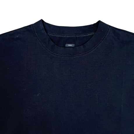 TISSU / 度詰め天竺ドロップTシャツ / TS260CT079　001クロ size1