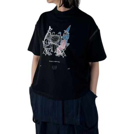 STOF / WORLD ORDER SAMUE T-SHIRT / SF26SS-26D BLACK sizeS
