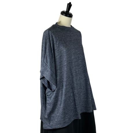 TISSU /リバイバルリネン モックネックドルマンT / TS262CT038　045TOPデニム size3
