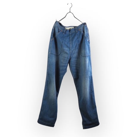 美品⭐︎ HELLO LUPO ハロールポ デニムパンツ 2 HELLO LUPO 23aw blue denim｜ボトムス・スパッツ - ボトムス