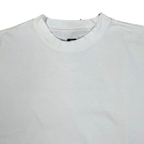 TISSU / 度詰め天竺ドロップTシャツ / TS260CT079　010シロ size1