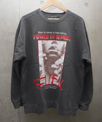 sweat shirt / vintage Black