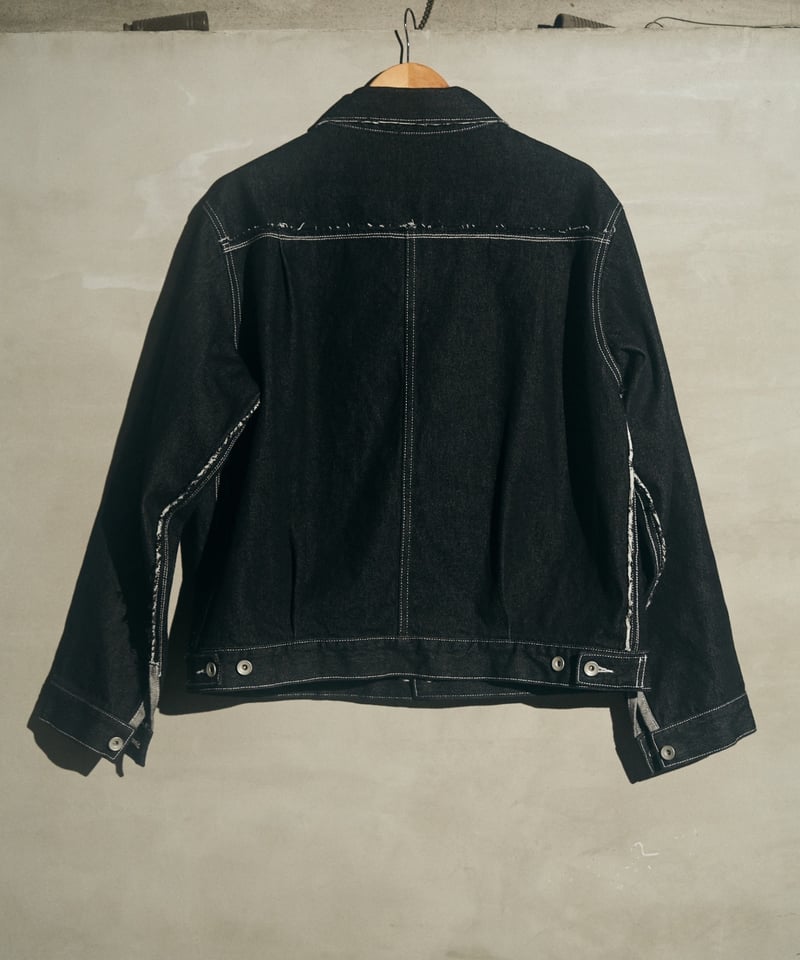 美品　GUELL Insideout black Denim Jacket Insideout black Denim Jacket | GUELL OFFICIAL O