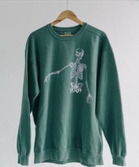 sweat shirt / vintage green
