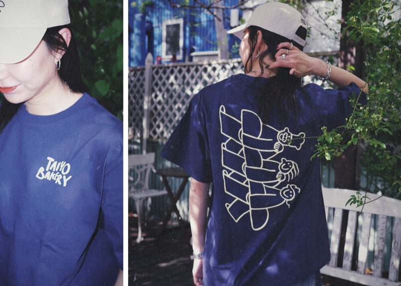 オリジナルTシャツ(ネイビー) | 太養パン店