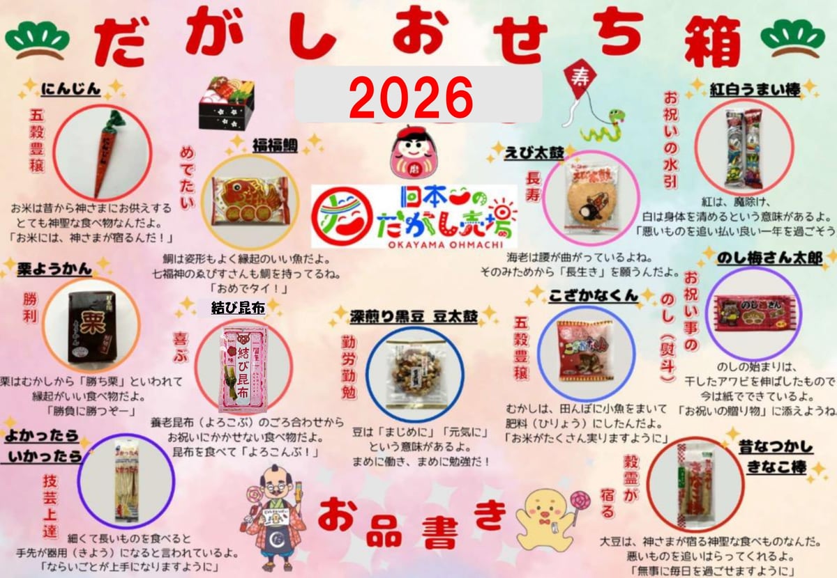 受付開始～12/20】だがしおせち （オリジナルトートバッグ付き） 12/24