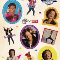 EDWIN×FNCY特製ステッカー